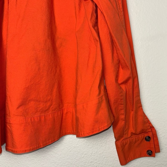 Cabi Resort Jacket Tiger Lily orange Woman's size medium boxy swing jacket 5098 - Picture 16 of 16